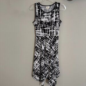 NWOT Eci Black & White Dress